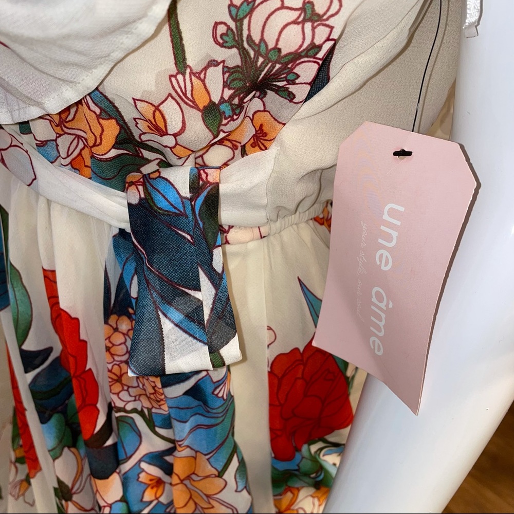 Une Ame Dress Floral Pattern Long - Picture 8 of 14